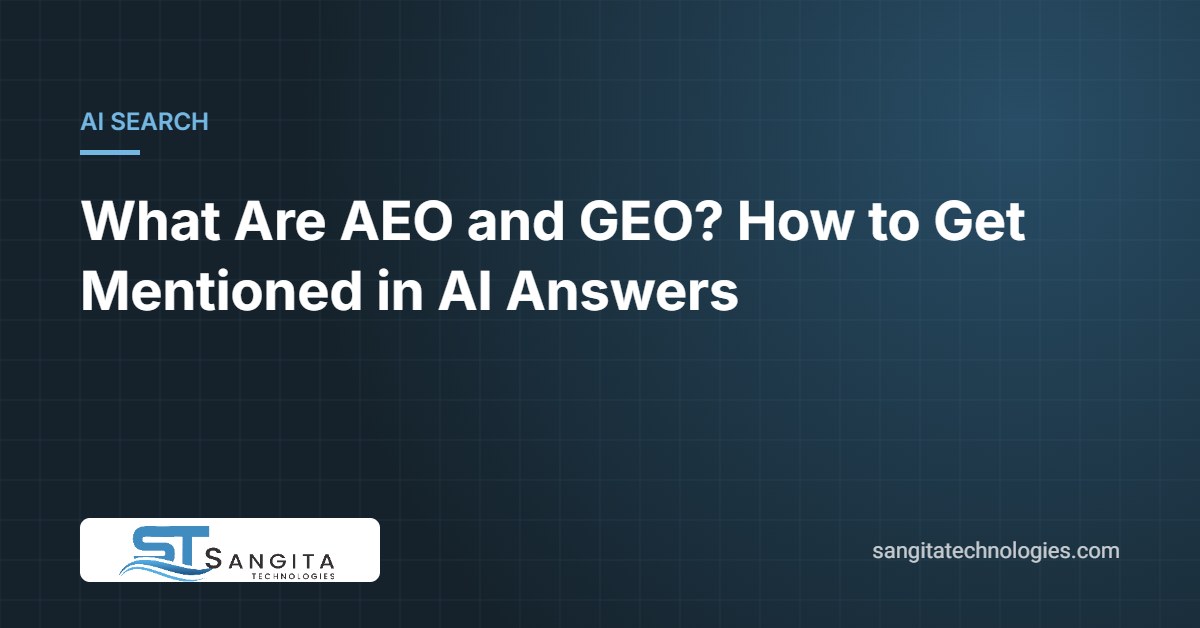 What are AEO and GEO – how to get your business mentioned in AI answers